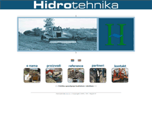 Tablet Screenshot of hidrotehnika.hr