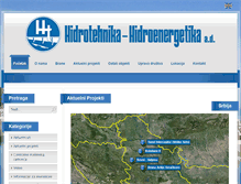Tablet Screenshot of hidrotehnika.rs